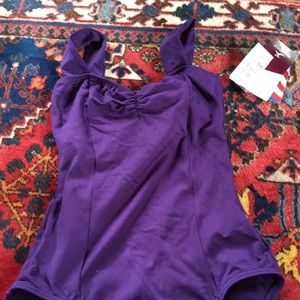 purple motion wear leotard